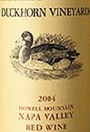 Duckhorn Howell Mountain Red Wine 2003 Front Label