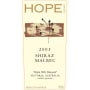 Hope Shiraz Malbec 2005 Front Label