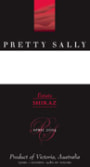 Pretty Sally Estate Shiraz 2004 Front Label