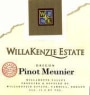 WillaKenzie Estate Pinot Meunier 1998 Front Label