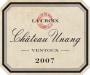 Chateau Unang Ventoux La Croix 2007 Front Label