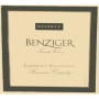 Benziger Reserve Red 2005 Front Label