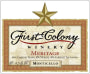 First Colony  Meritage 2014 Front Label