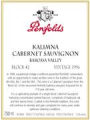 Penfolds Kalimna Bin 28 Shiraz 1997 Front Label