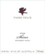Vasse Felix Shiraz 2004 Front Label