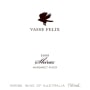 Vasse Felix Shiraz 2005 Front Label