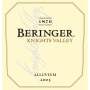 Beringer Knights Valley Alluvium Red 2005 Front Label