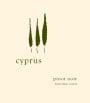Brack Mountain Wine Company Cyprus Pinot Noir 2012 Front Label