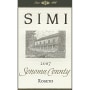 Simi Roseto 2007 Front Label