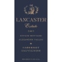 Lancaster Estate Cabernet Sauvignon 2005 Front Label