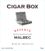Cigar Box Reserve Malbec 2012 Front Label