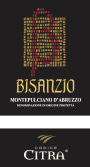 Citra Bisanzio Montepulciano d'Abruzzo 2014 Front Label
