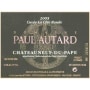 Domaine Paul Autard Chateauneuf-du-Pape Cuvee la Cote Ronde 2005 Front Label