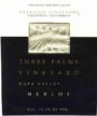 Sterling Three Palms Vineyard Merlot 2004 Front Label