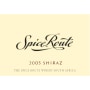 Spice Route Shiraz 2005 Front Label