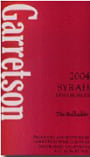 Garretson Syrah Hoage Vineyard The Bulladoir 2004 Front Label