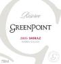 Green Point Reserve Shiraz 2005 Front Label