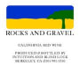Edmunds St. John Rocks and Gravel 1998 Front Label