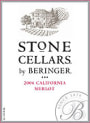 Stone Cellars Merlot 2006 Front Label