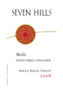 Seven Hills Winery Seven Hills Vineyard Merlot 2006 Front Label