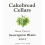 Cakebread Sauvignon Blanc 2007 Front Label