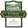 Kunde Estate Zinfandel 2005 Front Label
