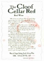 Cloof The Cloof Cellar Blend Red 2009 Front Label