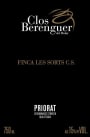 Clos Berenguer Finca Les Sorts Priorat 2013 Front Label