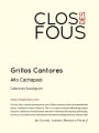 Clos des Fous Cabernet Sauvignon 2012 Front Label