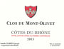 Clos du Mont Olivet Cotes du Rhone 2013 Front Label