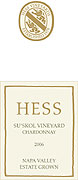 Hess Collection Napa Valley Chardonnay 2006 Front Label