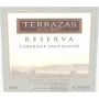 Terrazas de los Andes Reserva Cabernet Sauvignon 2005 Front Label