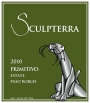 Sculpterra Winery Estate Primitivo 2010  Front Label