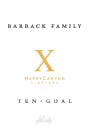 Happy Canyon Vineyards Barrack Ten Goal Cabernet Sauvignon 2013  Front Label