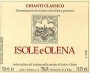 Isole e Olena Chianti Classico 1998 Front Label