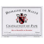Domaine de Nalys Chateauneuf de Pape 2004 Front Label