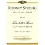 Rodney Strong Charlotte's Home Sauvignon Blanc 2007 Front Label