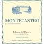 Montecastro Ribera del Duero Tinto 2005 Front Label