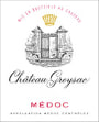 Chateau Greysac  2004 Front Label