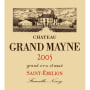 Chateau Grand Mayne  2005 Front Label