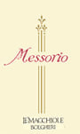 Le Macchiole Messorio 2004 Front Label