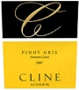 Cline Pinot Grigio-Chardonnay 2007 Front Label