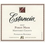 Estancia Pinot Noir 2007 Front Label