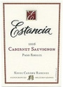 Estancia Cabernet Sauvignon 2006 Front Label