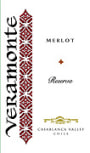 Veramonte Reserva Merlot 2006 Front Label