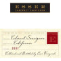 Esser Vineyards Cabernet Sauvignon 2007 Front Label