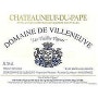 Villeneuve Chateauneuf-du-Pape Vieilles Vignes 2004 Front Label