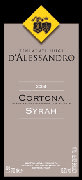 Tenimenti Luigi d'Alessandro Syrah Cortona Il Bosco 2004 Front Label