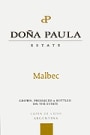 Dona Paula Estate Malbec 2007 Front Label