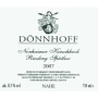 Donnhoff Norheimer Kirschheck Riesling Spatlese 2007 Front Label